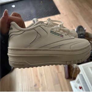 Reebok Women's Club C Extra Platform Sneakers